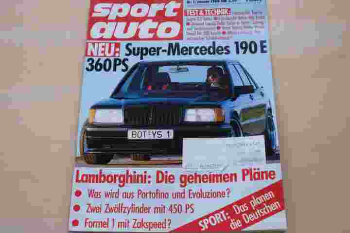 Deckblatt Sport Auto (01/1988)